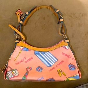 Dooney and Bourke Mini Slouch bag in beach/summer print